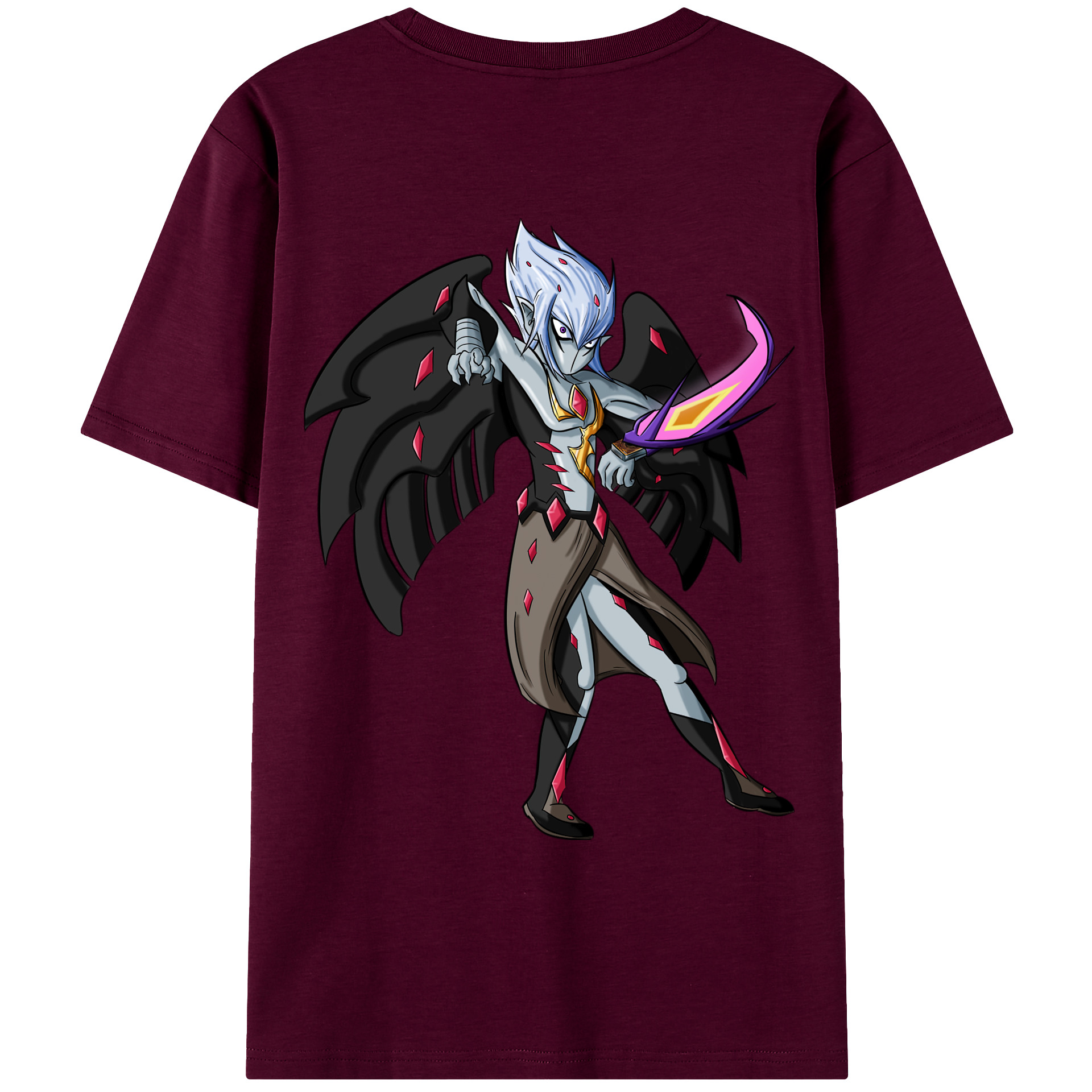 （画像用） 遊☆戯☆王 Yu-Gi-Oh! レディース半袖Tシャツ(バックプリント)